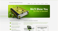 Desktop Screenshot of inventionpatenting.net